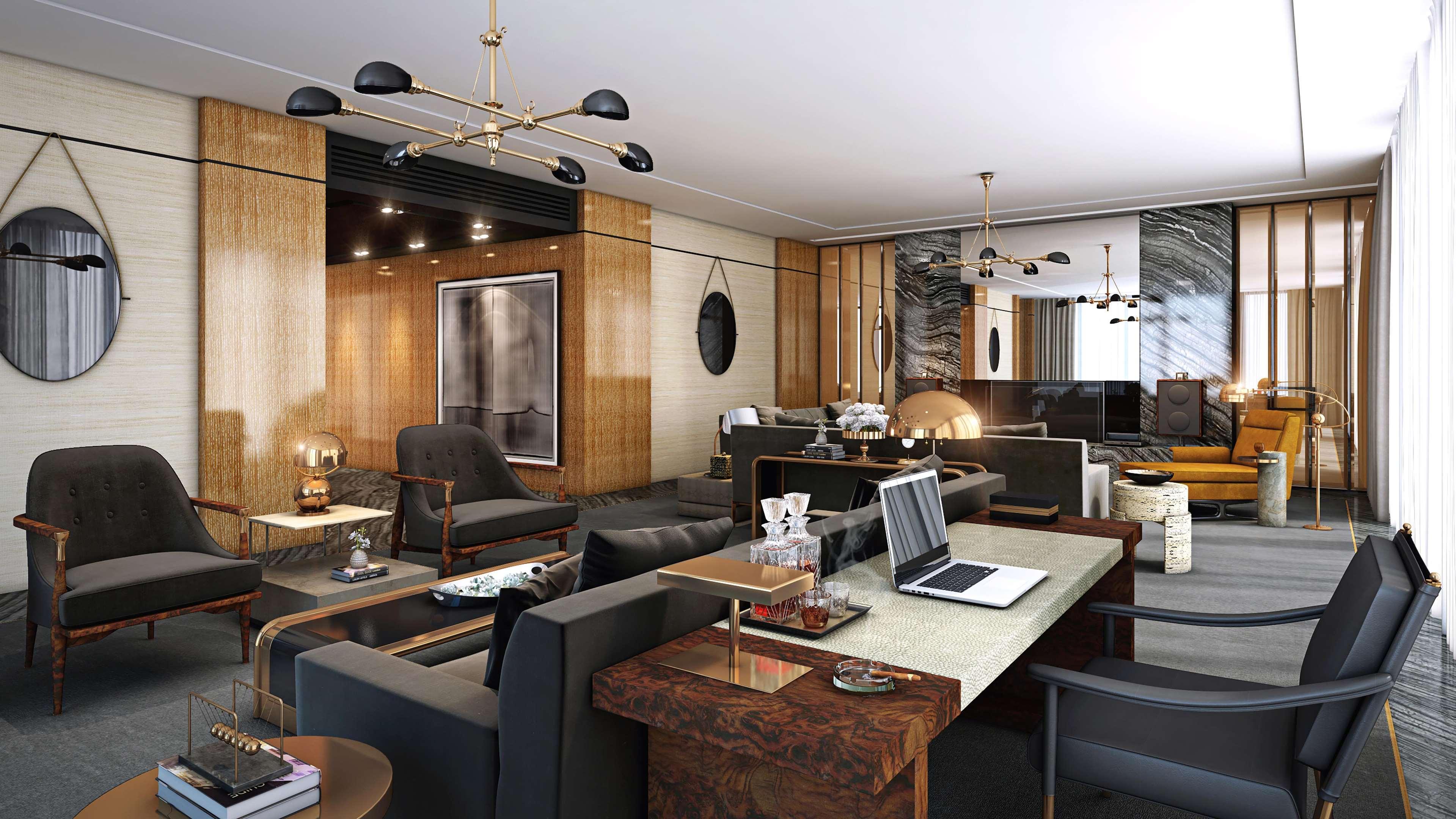 Hotel Waldorf Astoria Dubai International Financial Centre Exterior foto Office interior design