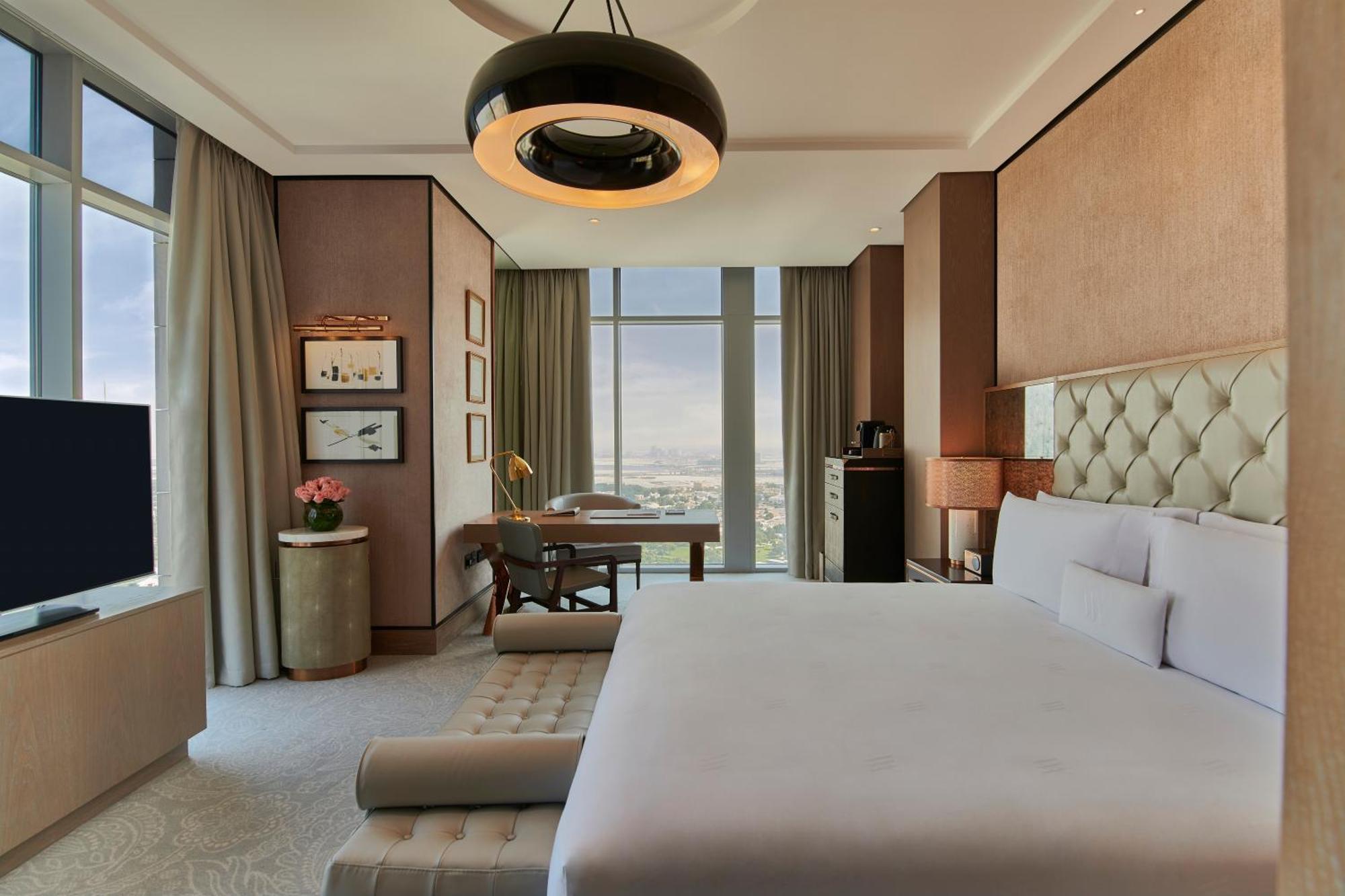 Hotel Waldorf Astoria Dubai International Financial Centre Exterior foto A bedroom at the hotel